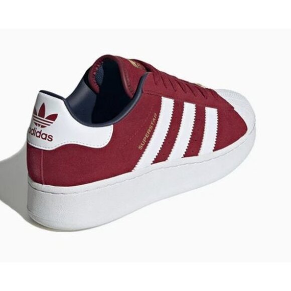 2023 Superstar XLG  Collegiate Burgundy White  IE9872 Mens 12.5 - Picture 3 of 5